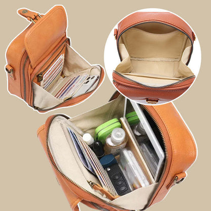 Sac messager rétro vintage en PU — Sac de rangement grande capacité