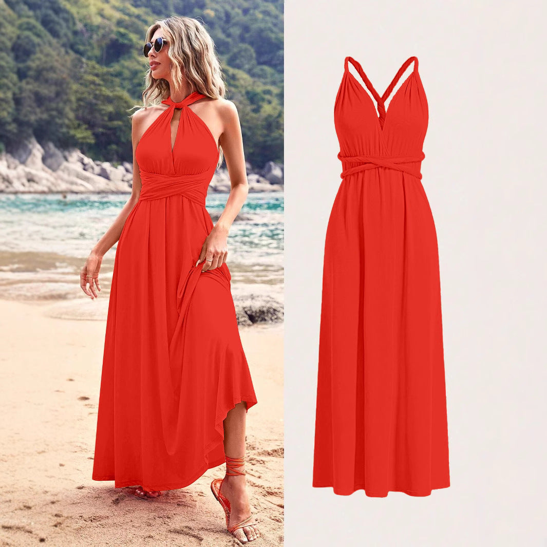 Robe Sexy Dos Nu Multi-sangles