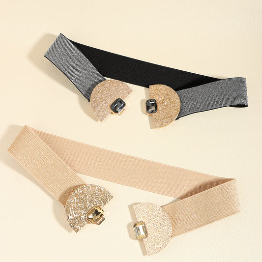 Ceinture Élastique Femme Pailletée Perles