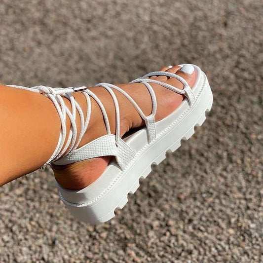Chaussures Plates Romaine Taille Plus Femmes