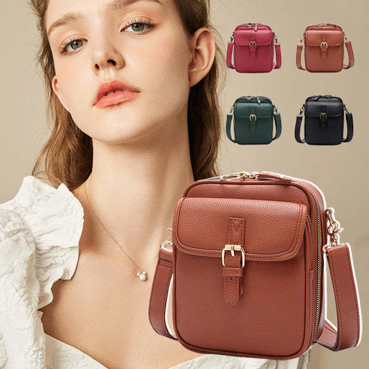 Sac messager rétro vintage en PU — Sac de rangement grande capacité