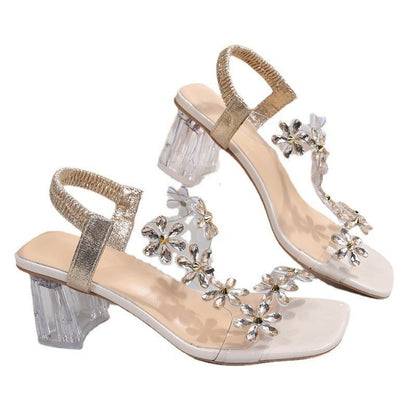 Sandales Talon Large Confort Plus-Size