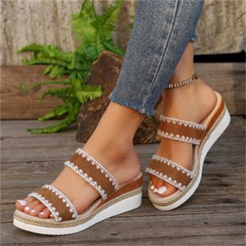 Sandales Ethniques Tressées en Corde de Chanvre