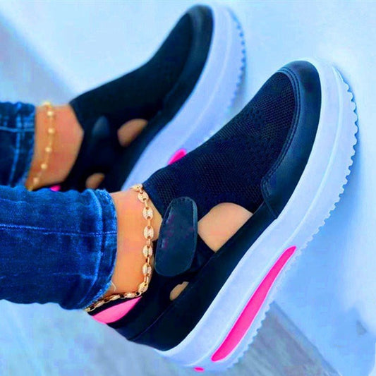 Chaussures Fly Knit Plates Respirantes &amp; Confortables