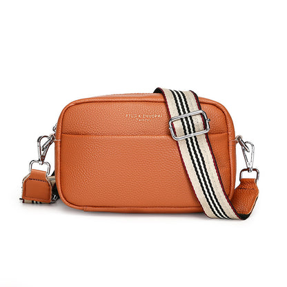 Sac bandoulière simple en cuir véritable
