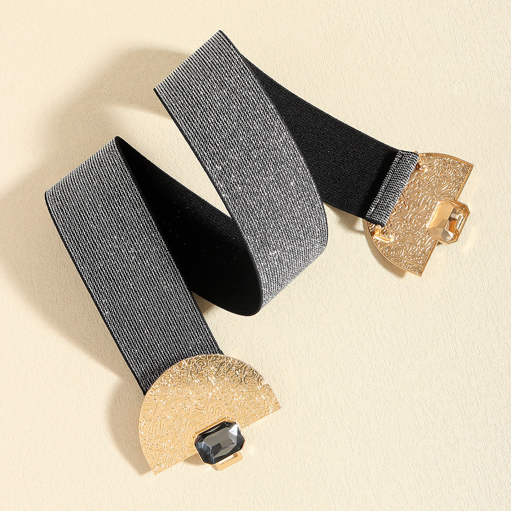 Ceinture Élastique Femme Pailletée Perles