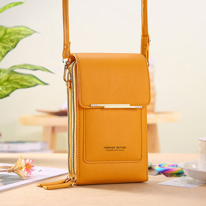 Sac bandoulière tactile élégant pour femme