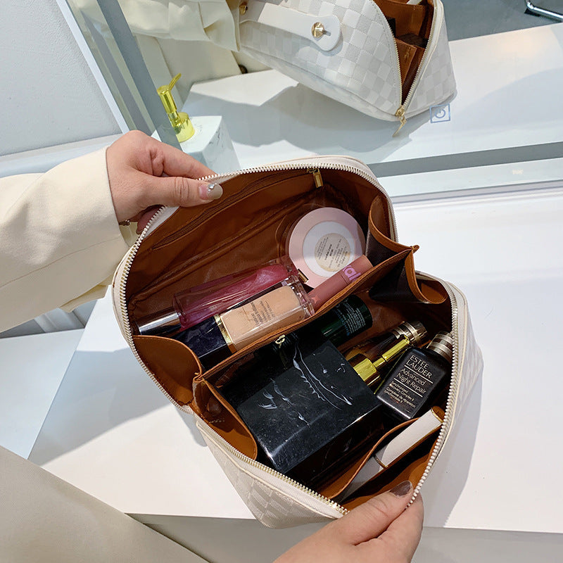 K‑Style Compact Cosmetic Bag