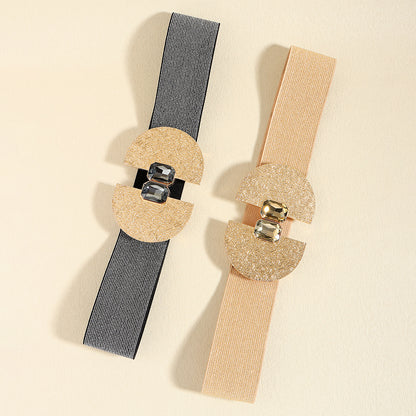 Ceinture Élastique Femme Pailletée Perles