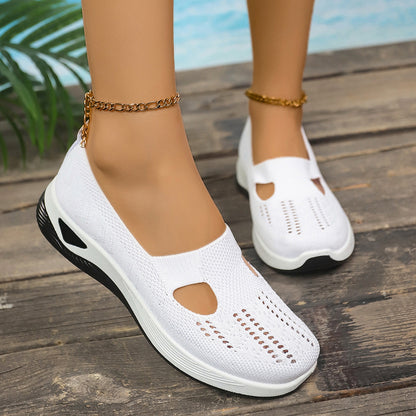 Chaussures femme légères Mesh Slip‑On – Confort absolu, pieds non fatigués